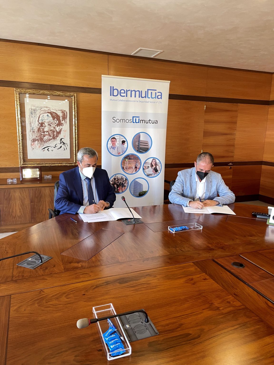 Ibermutua y AECEM firman un convenio de colaboración