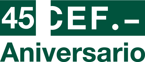 Logo CEF.- 45 Aniversario