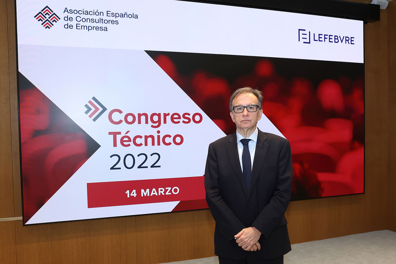 Jesús Mercader impartió una ponencia en la que analizó la reforma laboral en el Congreso Técnico AECEM 2022