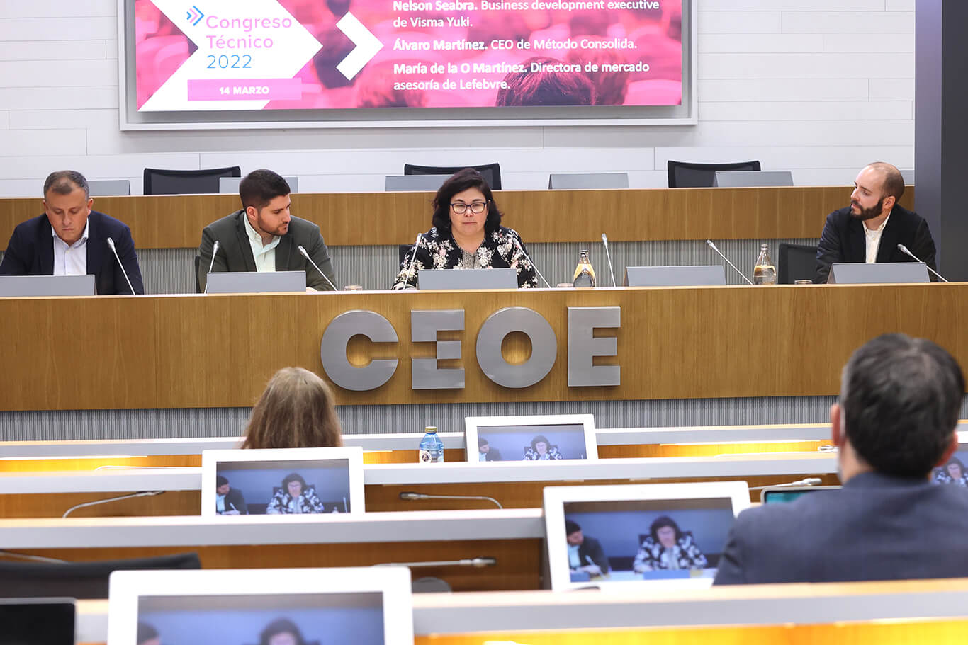 Mesa redonda sobre transformación digital en las asesorías en el Congreso Técnico AECEM 2022
